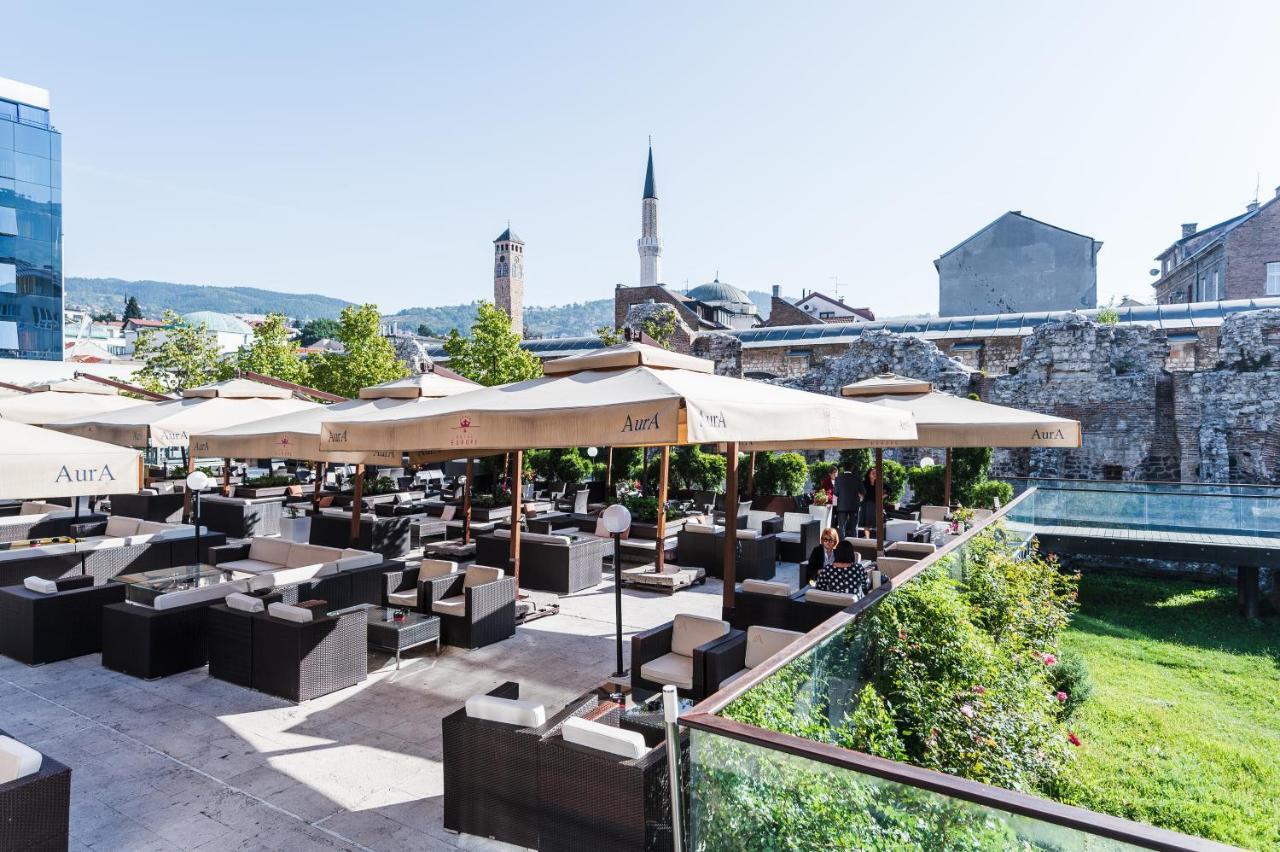 Hotel Europe Sarajevo Luaran gambar The Terrace